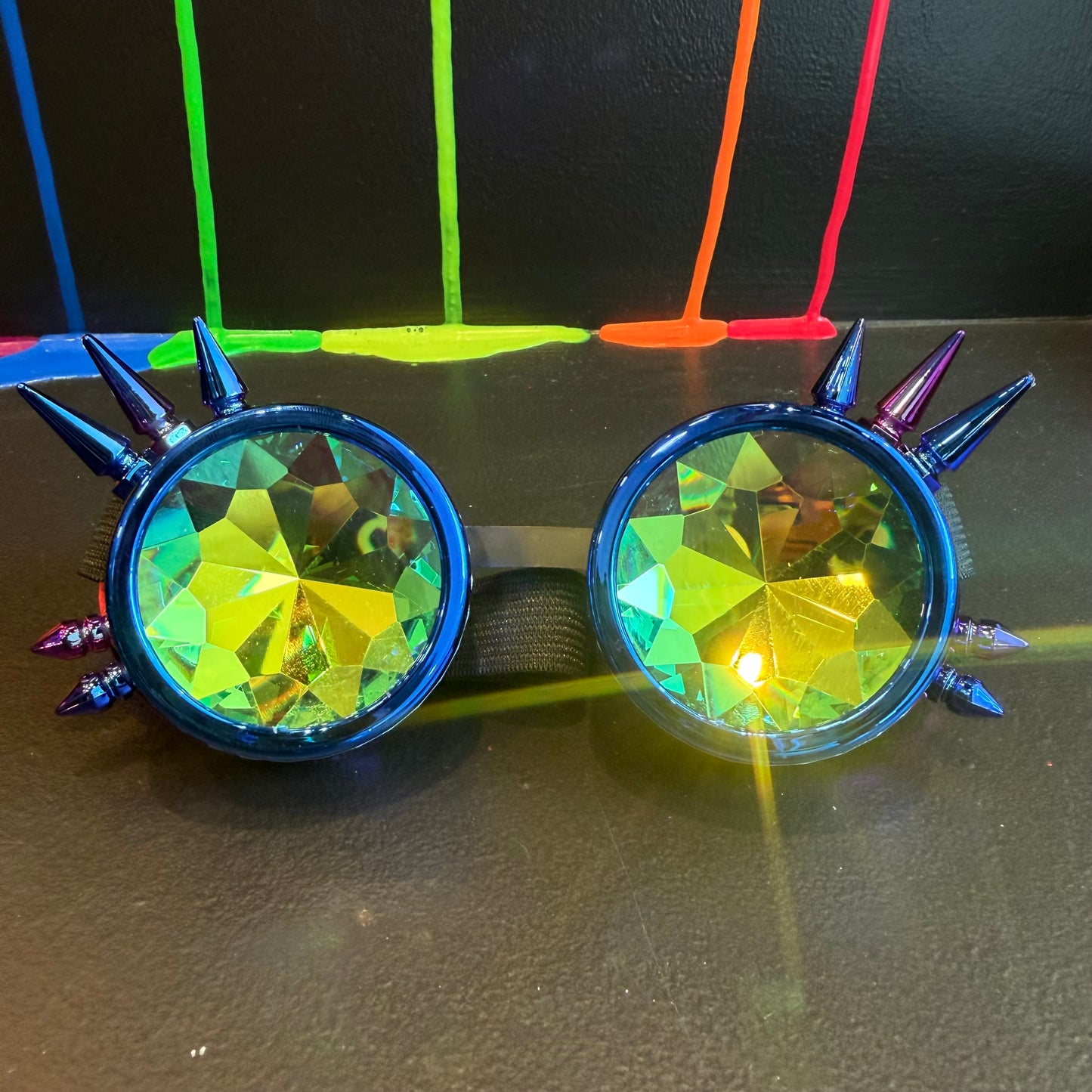 Pink and Blue Goggles
