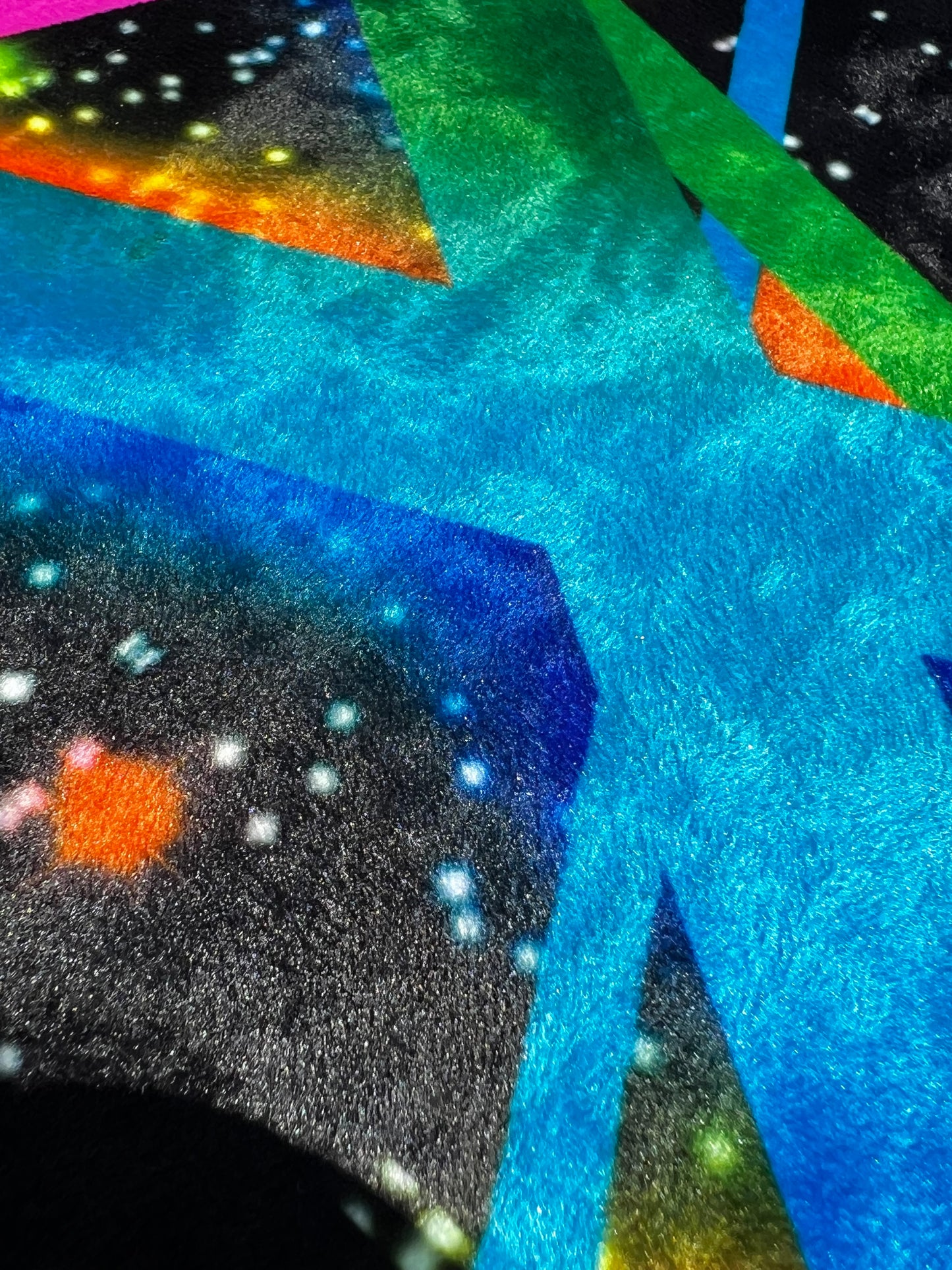 Space Lazerz - Crushed Velvet Tapestry