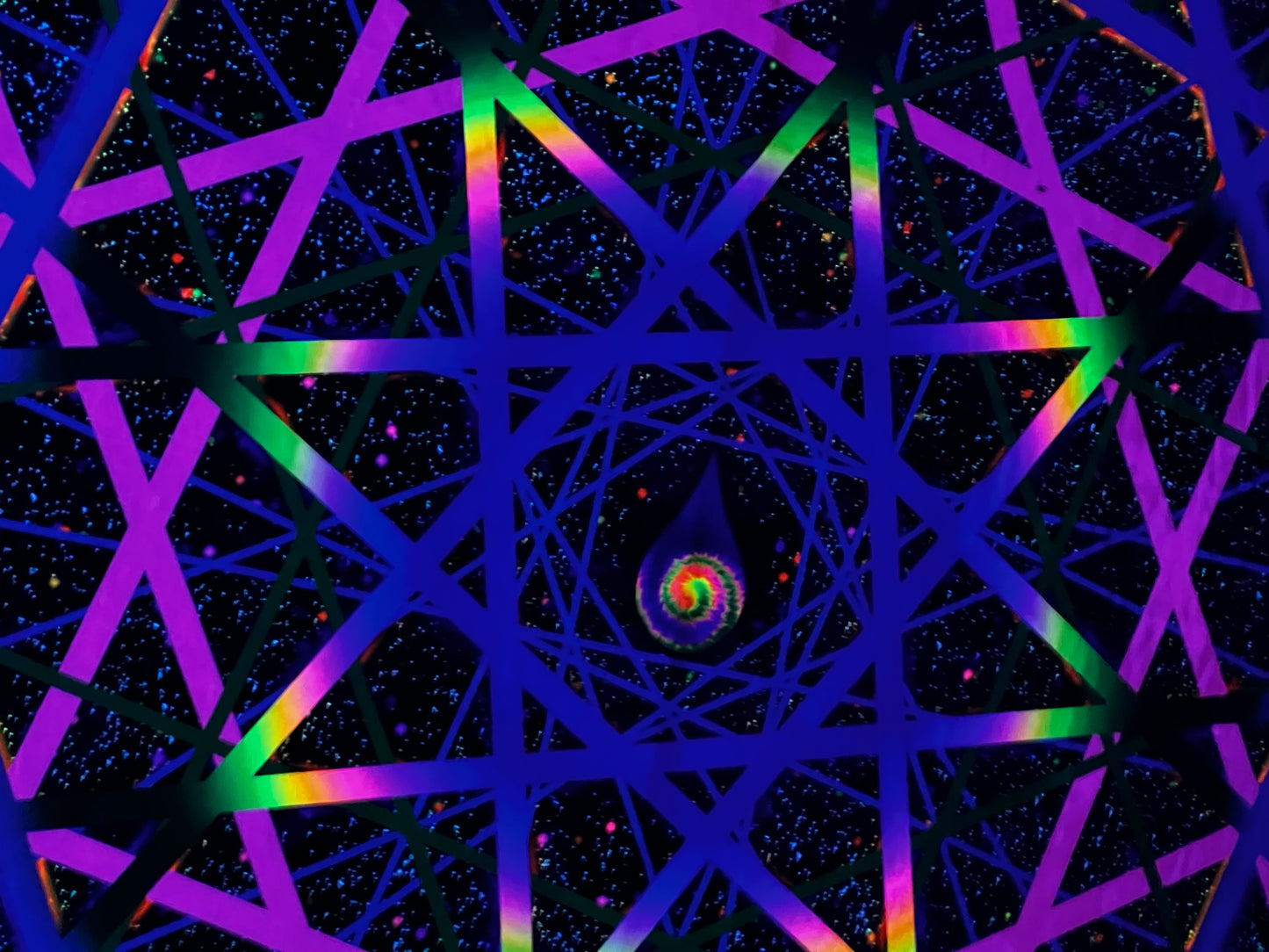 Space Lazerz - Crushed Velvet Tapestry