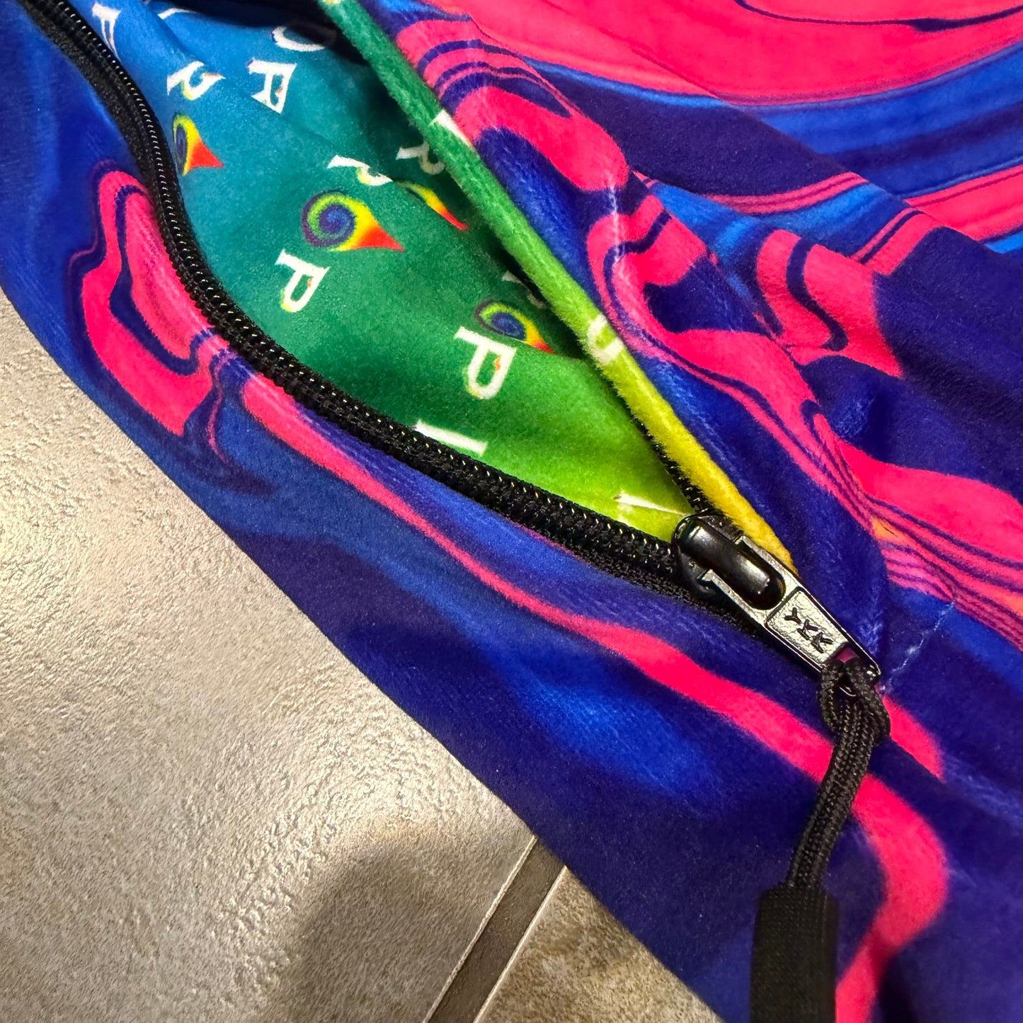 Sunset Drip - Velvet Parachute Pants