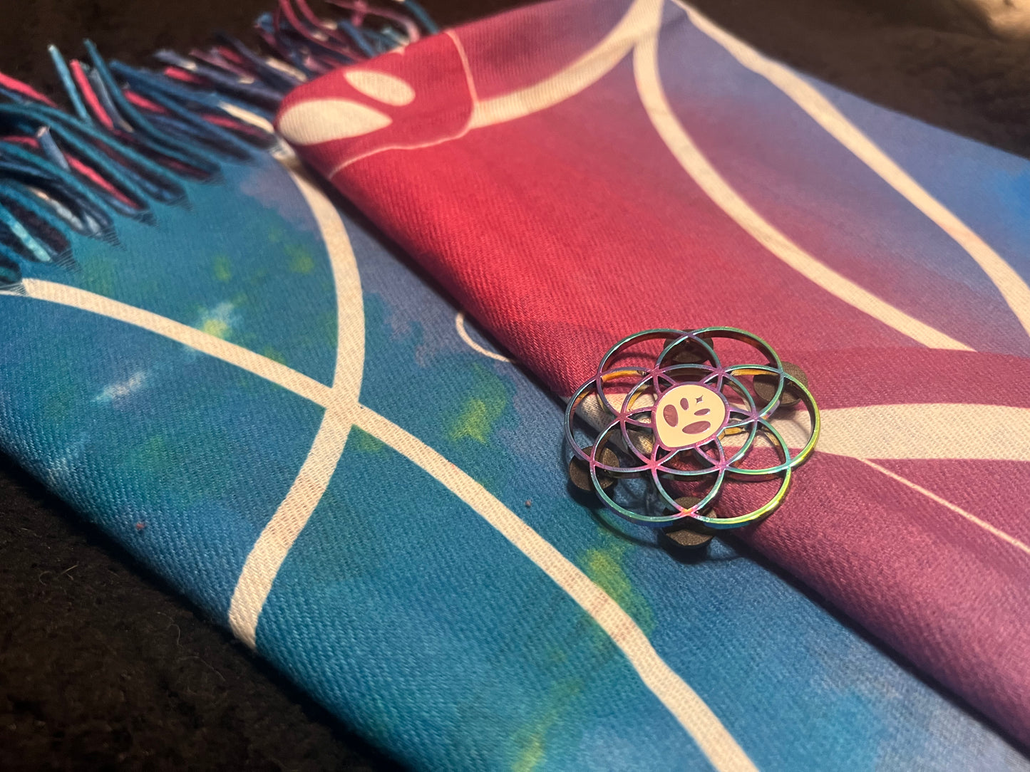 Ahee hat pin by Kingdesigns26, decorative metal pin with intricate design, suitable for securing hats or fashion accessories.