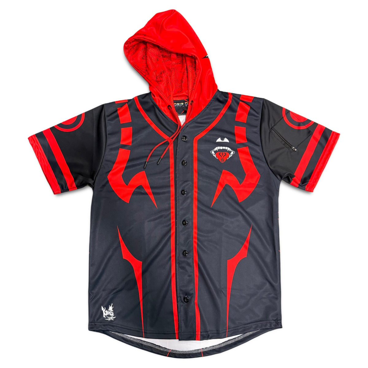 JJK - Hooded Baseball Jersey | EDM | Anime Jersey