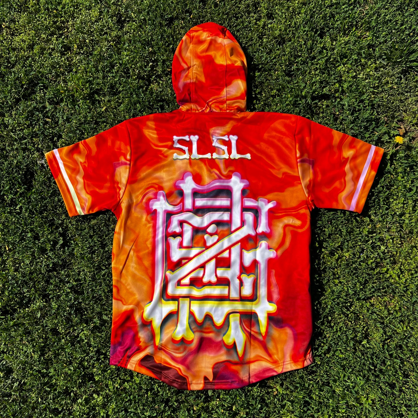 GrizDrip Sunrise - Hooded Baseball Jersey