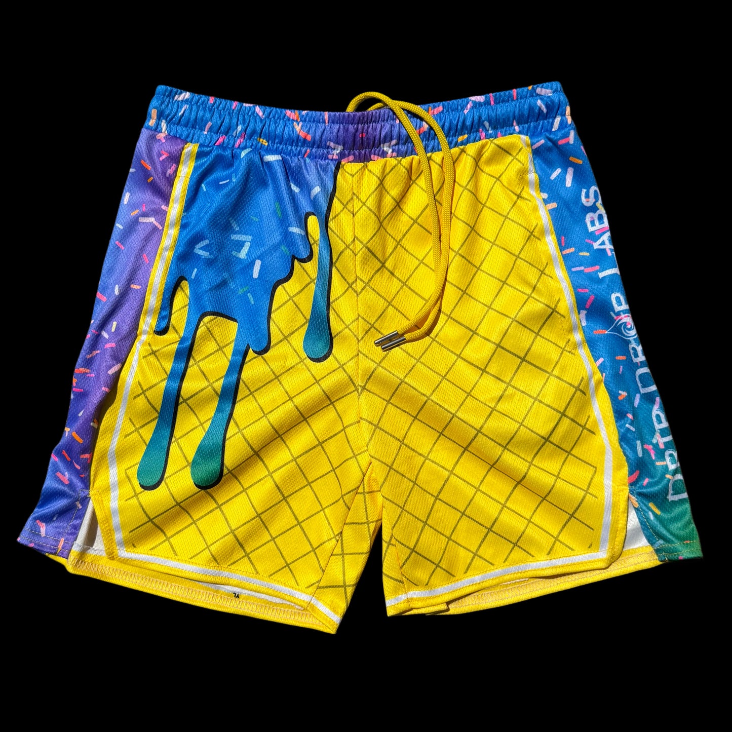 Ice Cream Drip - Youth Basketball Jersey and Shorts