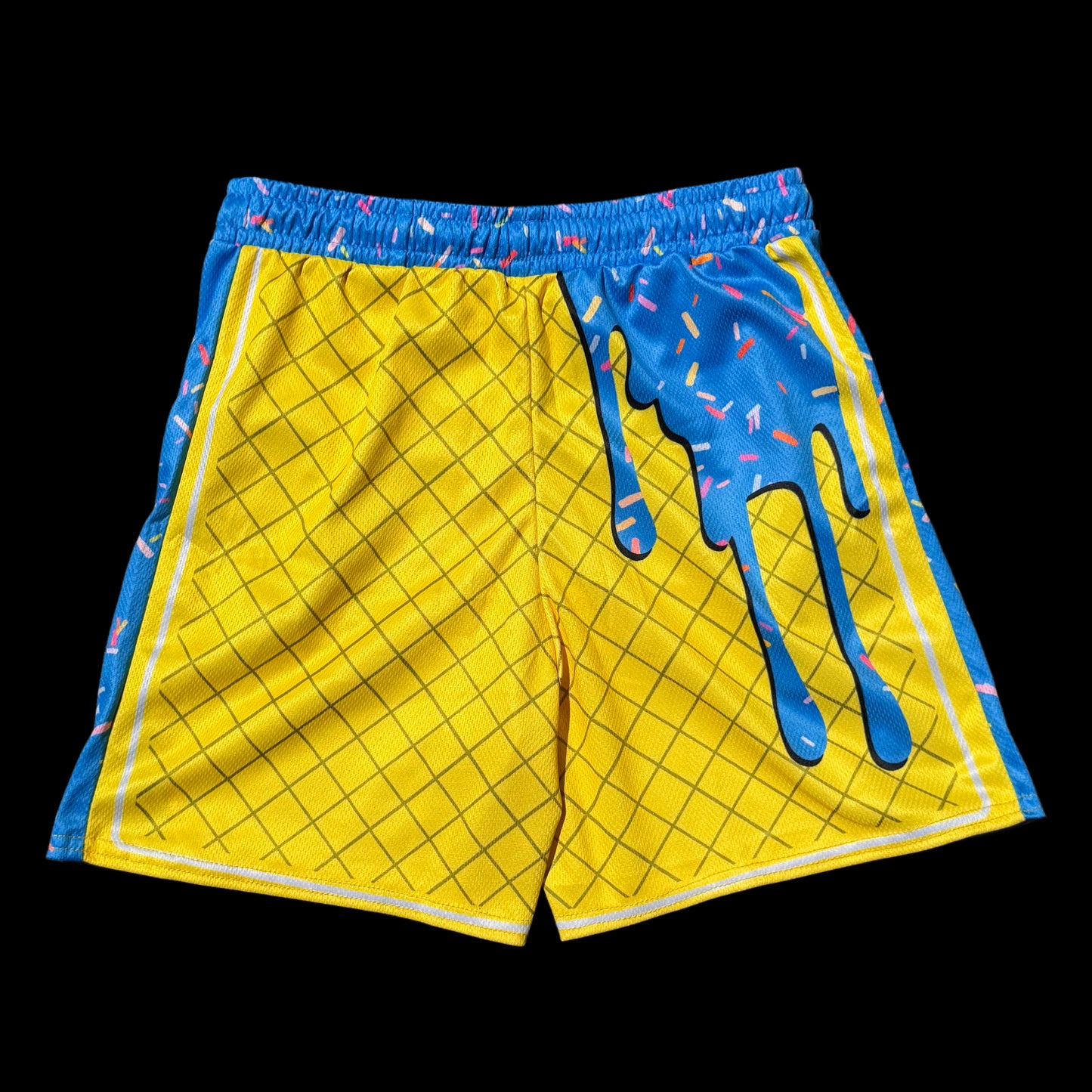 Ice Cream Drip - Youth Basketball Jersey and Shorts