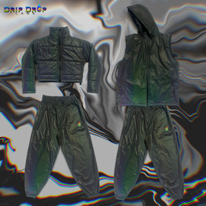 Reflective Parachute Pants