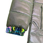 Reflective Puffer Jacket - Holographic Winter Coat for Raves, Festivals & Cold Weather