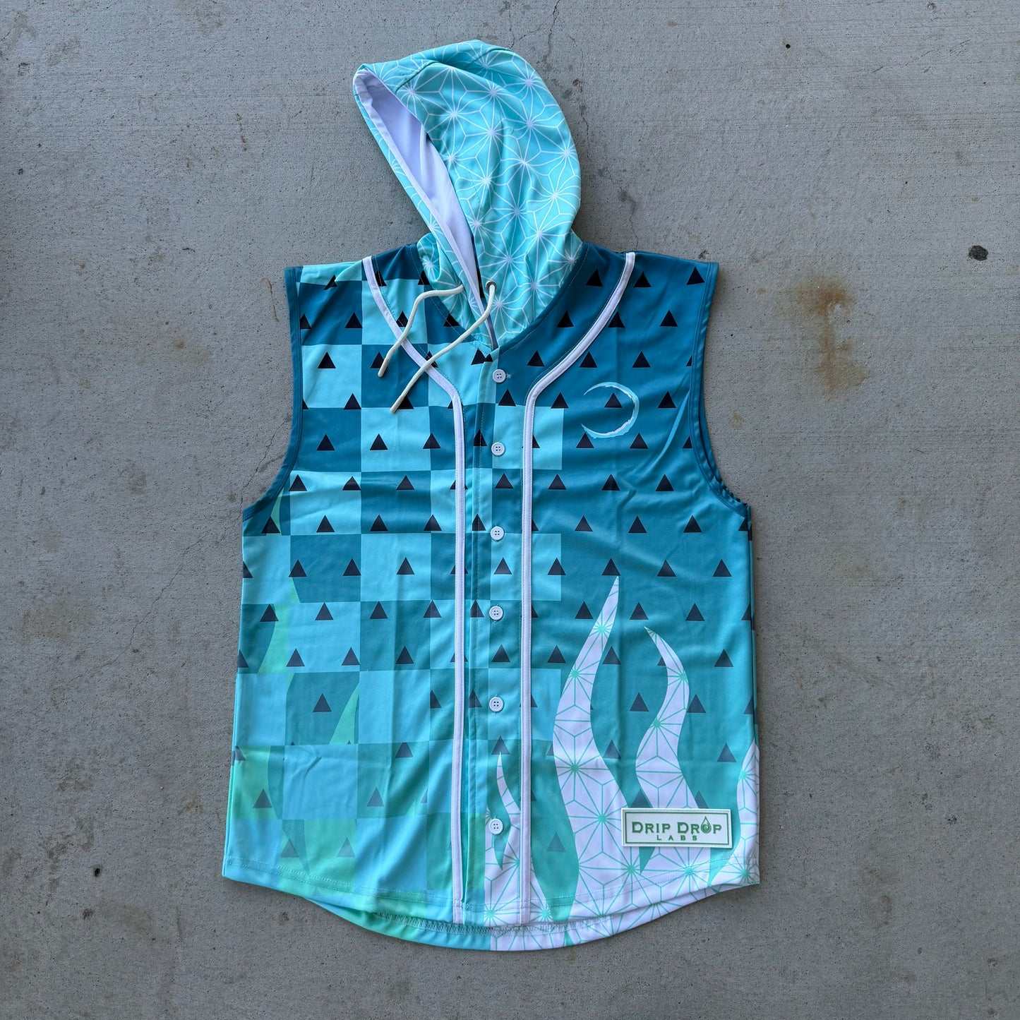 AnbuPhantom - Hooded Sleeveless Baseball Jersey
