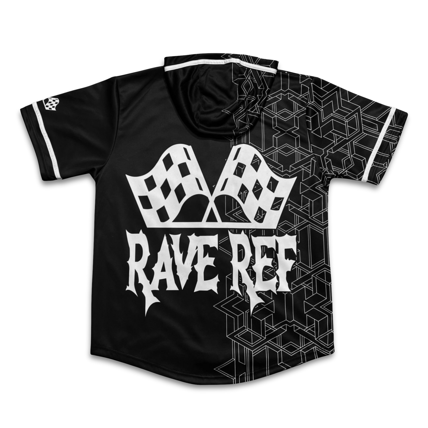 Rave Ref - Hooded Baseball Jersey