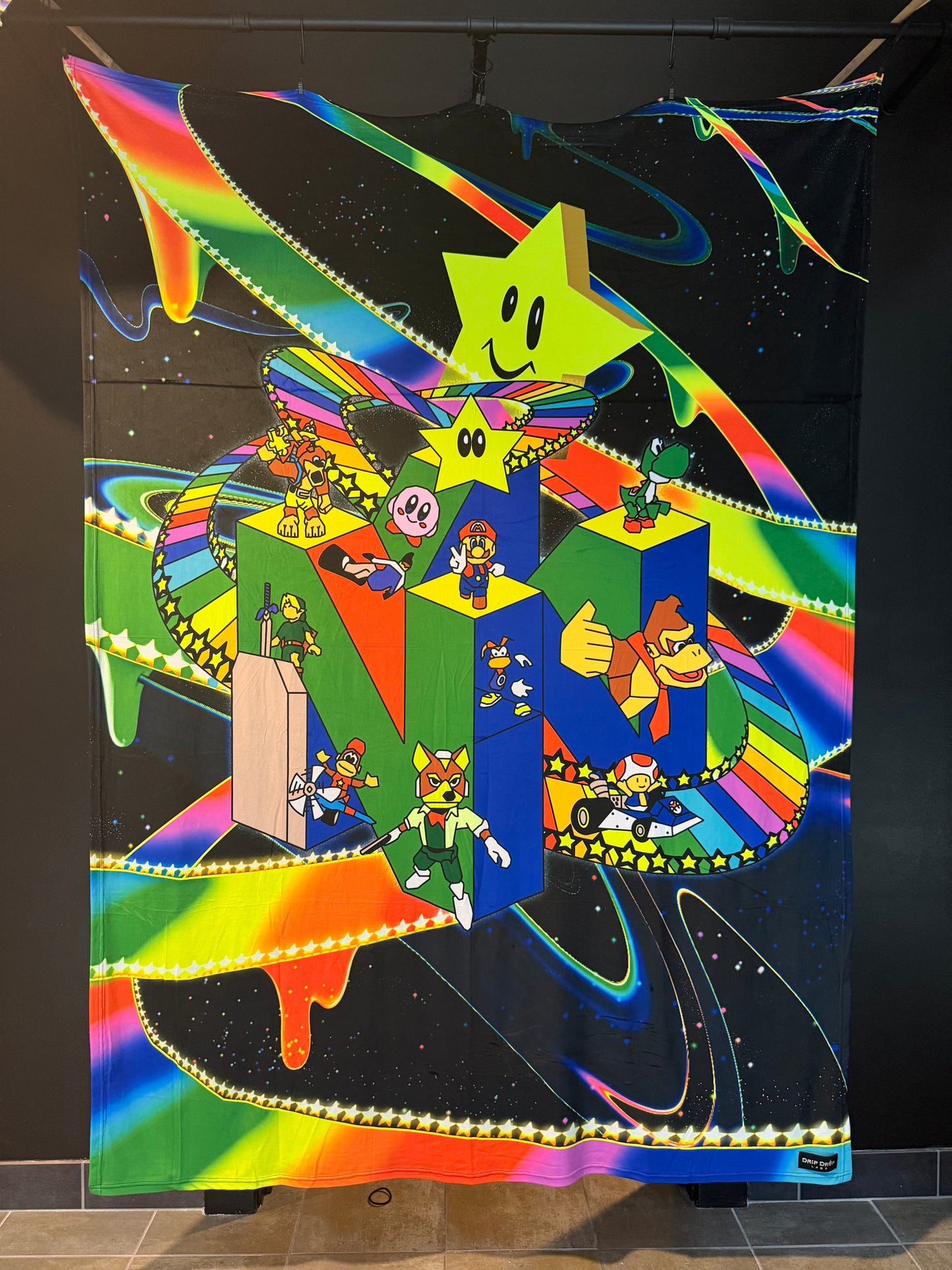 64 Melted Dreams - Crushed Velvet Tapestry