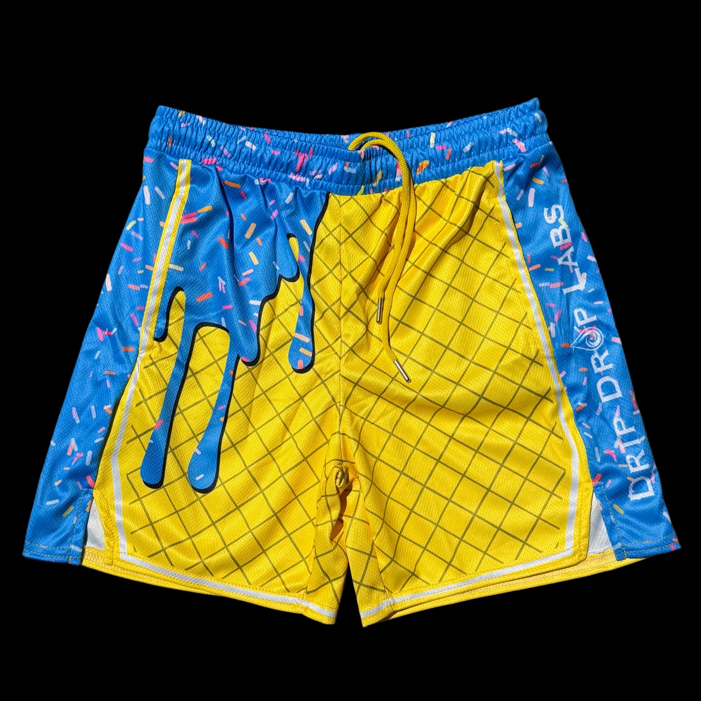 Ice Cream Drip - Youth Basketball Jersey and Shorts