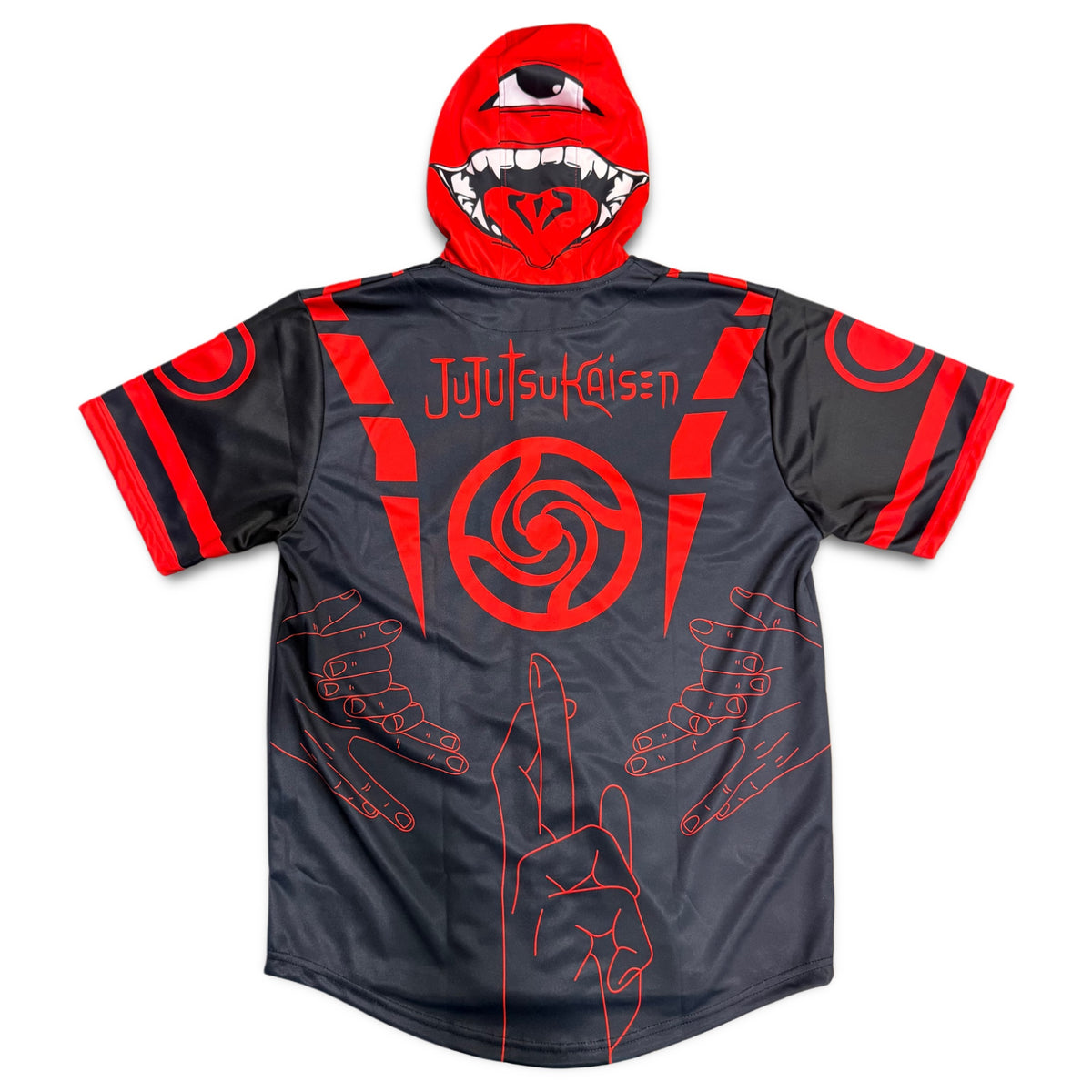 JJK - Hooded Baseball Jersey | EDM | Anime Jersey