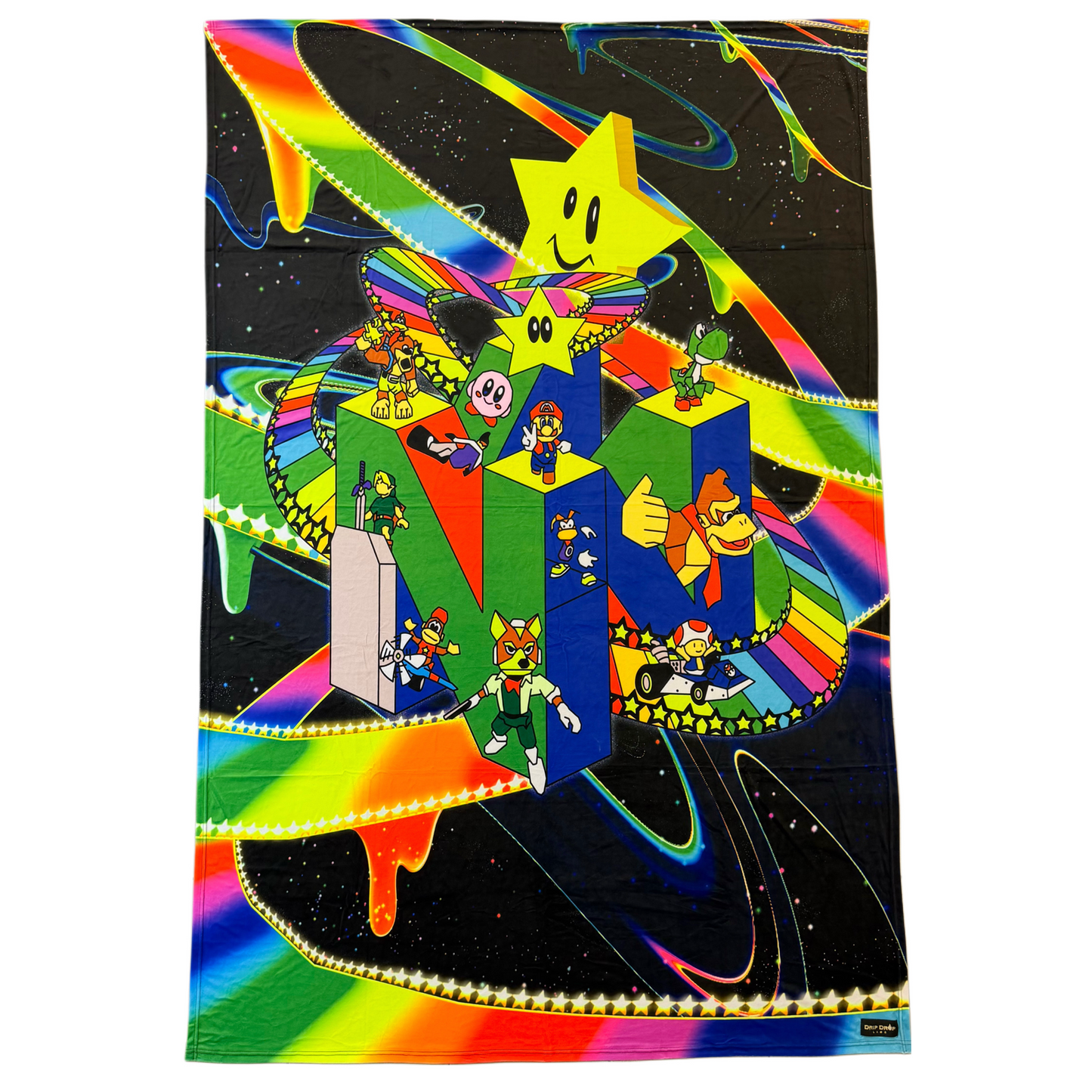 64 Melted Dreams - Crushed Velvet Blanket Tapestry