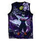 Drip Drop Labs Z Saga basketball jersey featuring bold team logo and vibrant colors, designed for athletic performance and style.