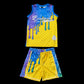 Ice Cream Drip - Youth Basketball Jersey and Shorts