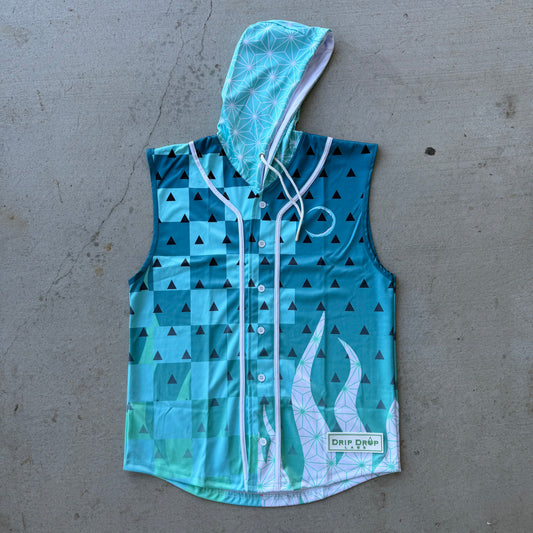 AnbuPhantom - Hooded Sleeveless Baseball Jersey
