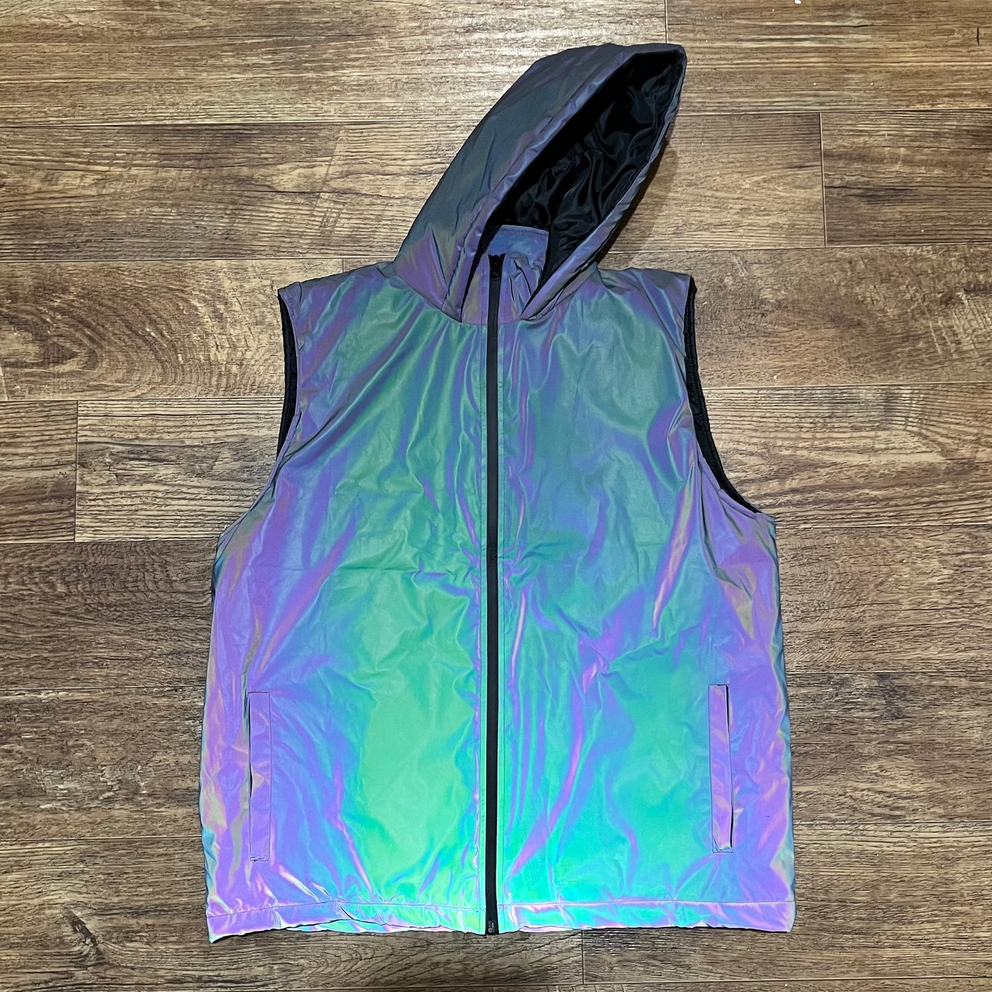 Reflective Sleeveless Jacket