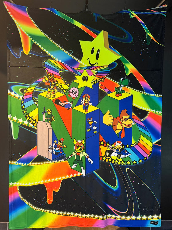 64 Melted Dreams - Crushed Velvet Blanket Tapestry