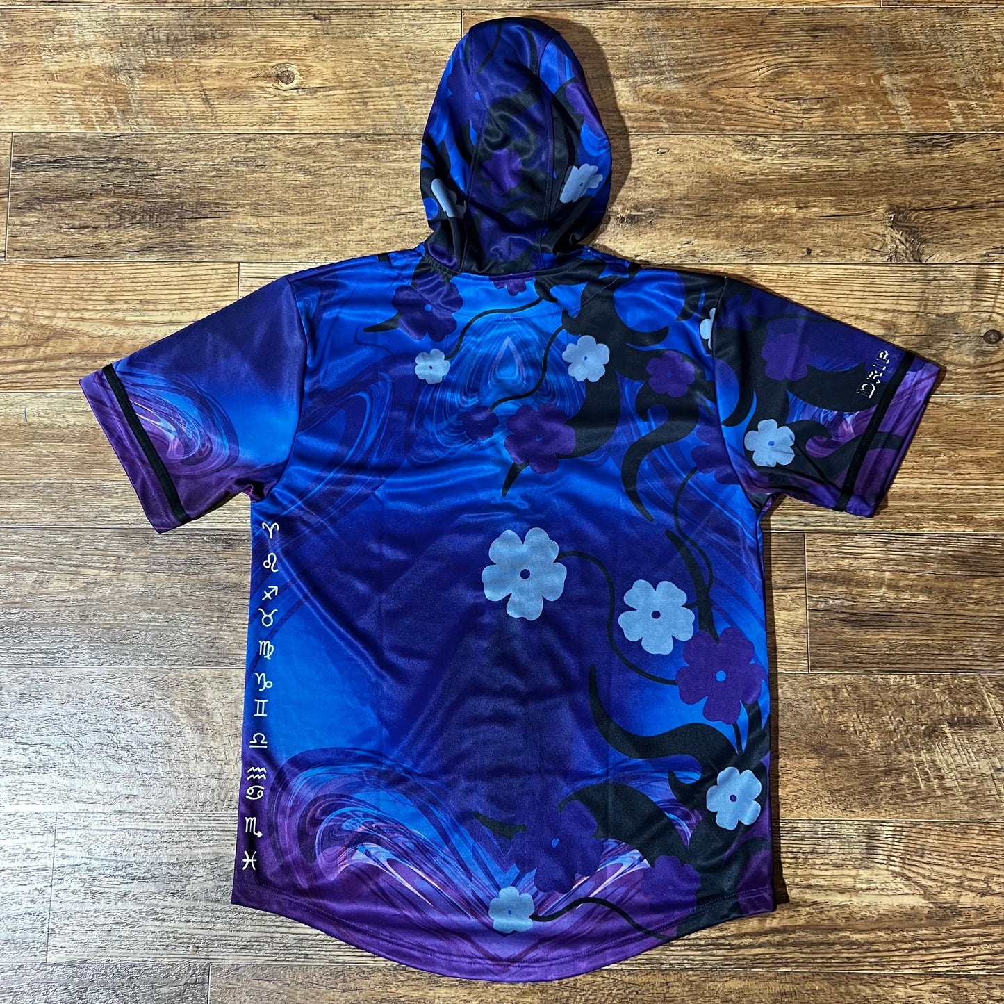 Midnight Zodiac - Hooded Baseball Jersey