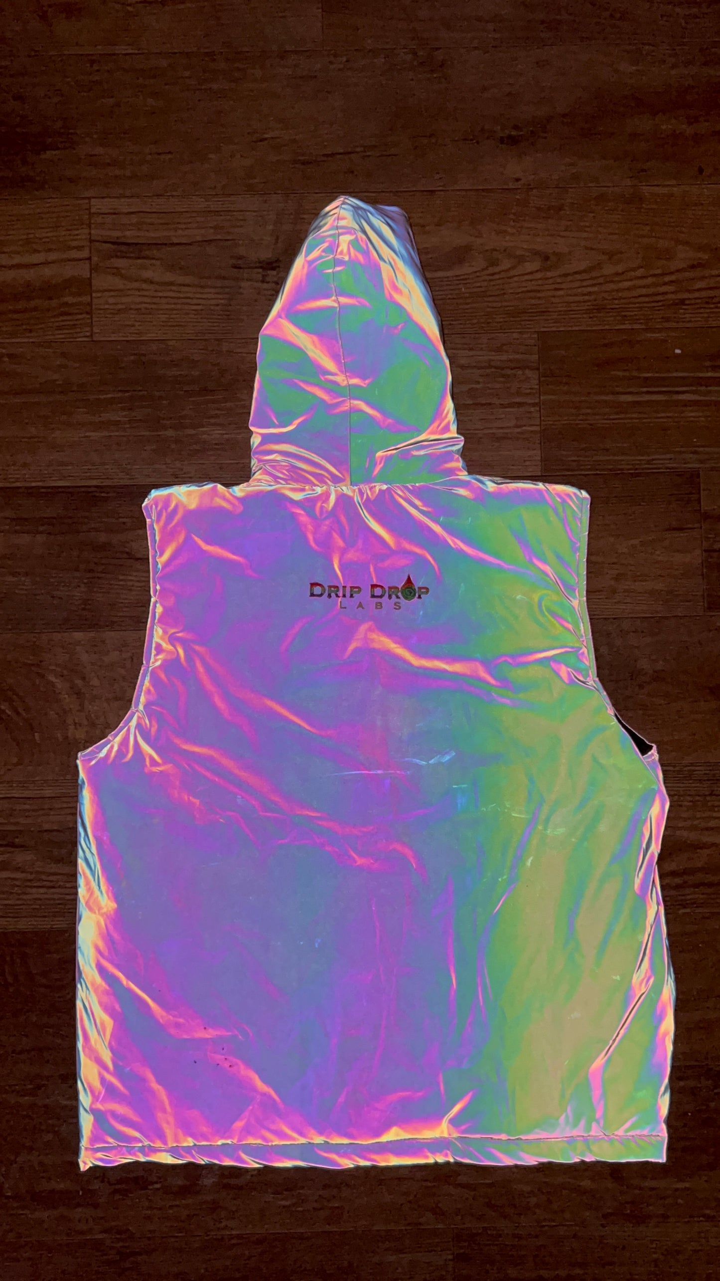 Reflective Sleeveless Jacket