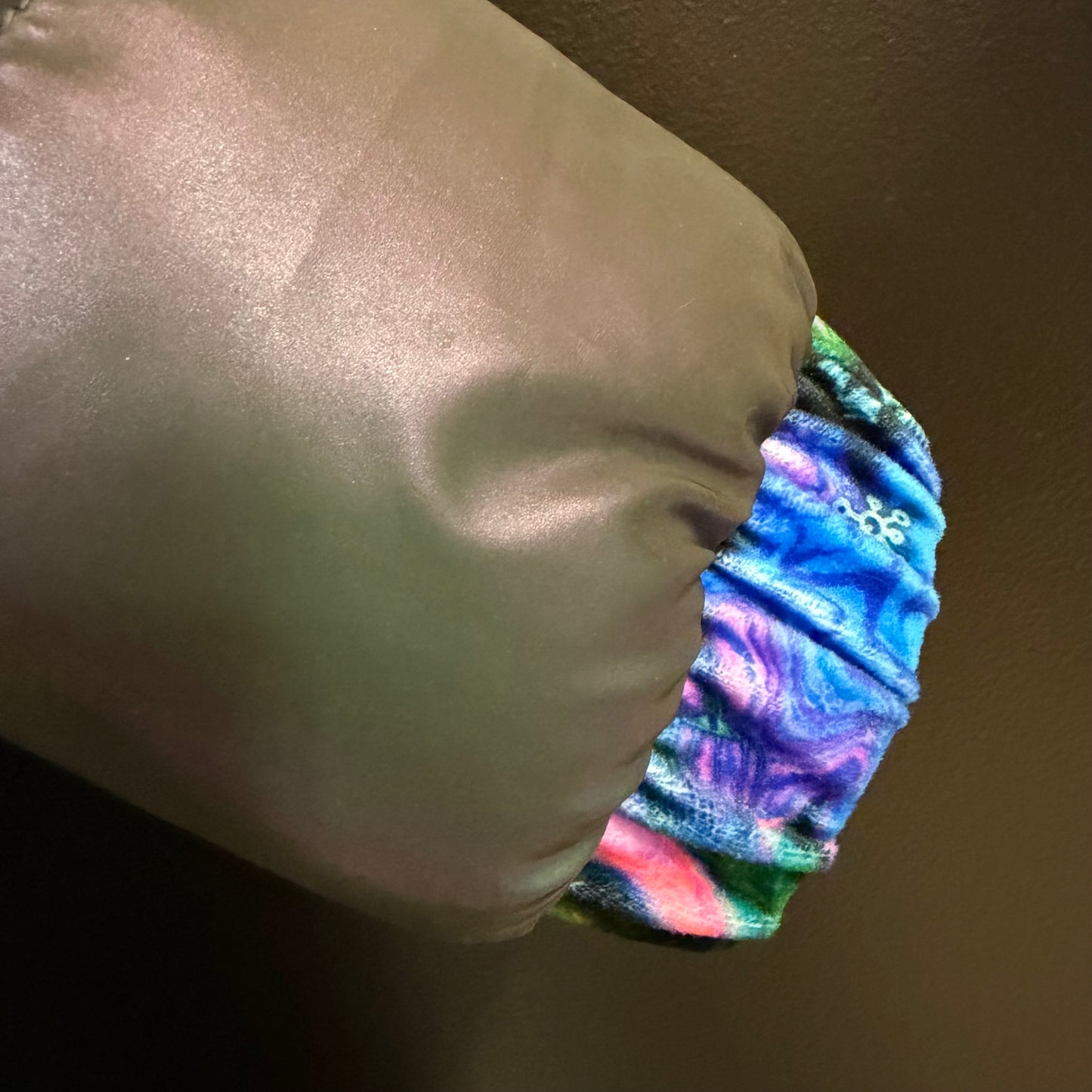 Holographic Dual Reflective Puffer Jacket - EDM Winter Coat