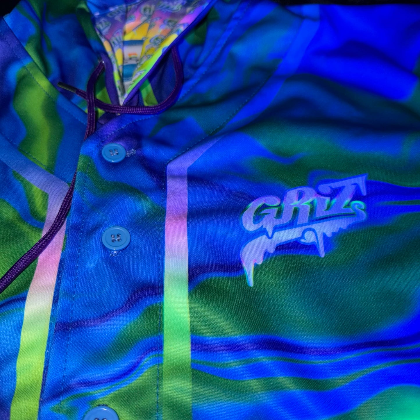 GrizDrip v3 - Hooded Baseball Jersey