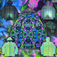 Reflective Puffer Jacket - Holographic Winter Coat for Raves, Festivals & Cold Weather