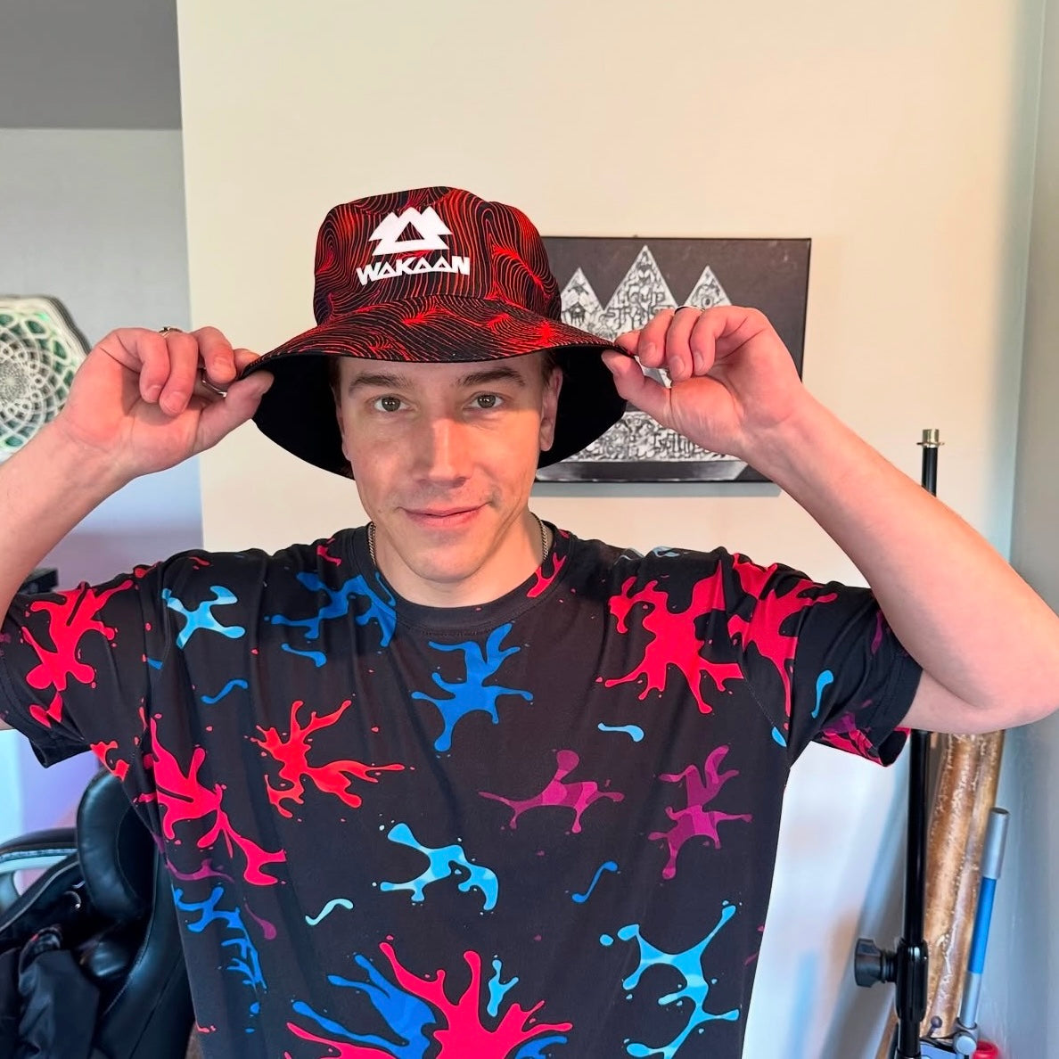 Liquid Stranger Wakann Rocks Music Festival - Reversible Bucket Hat