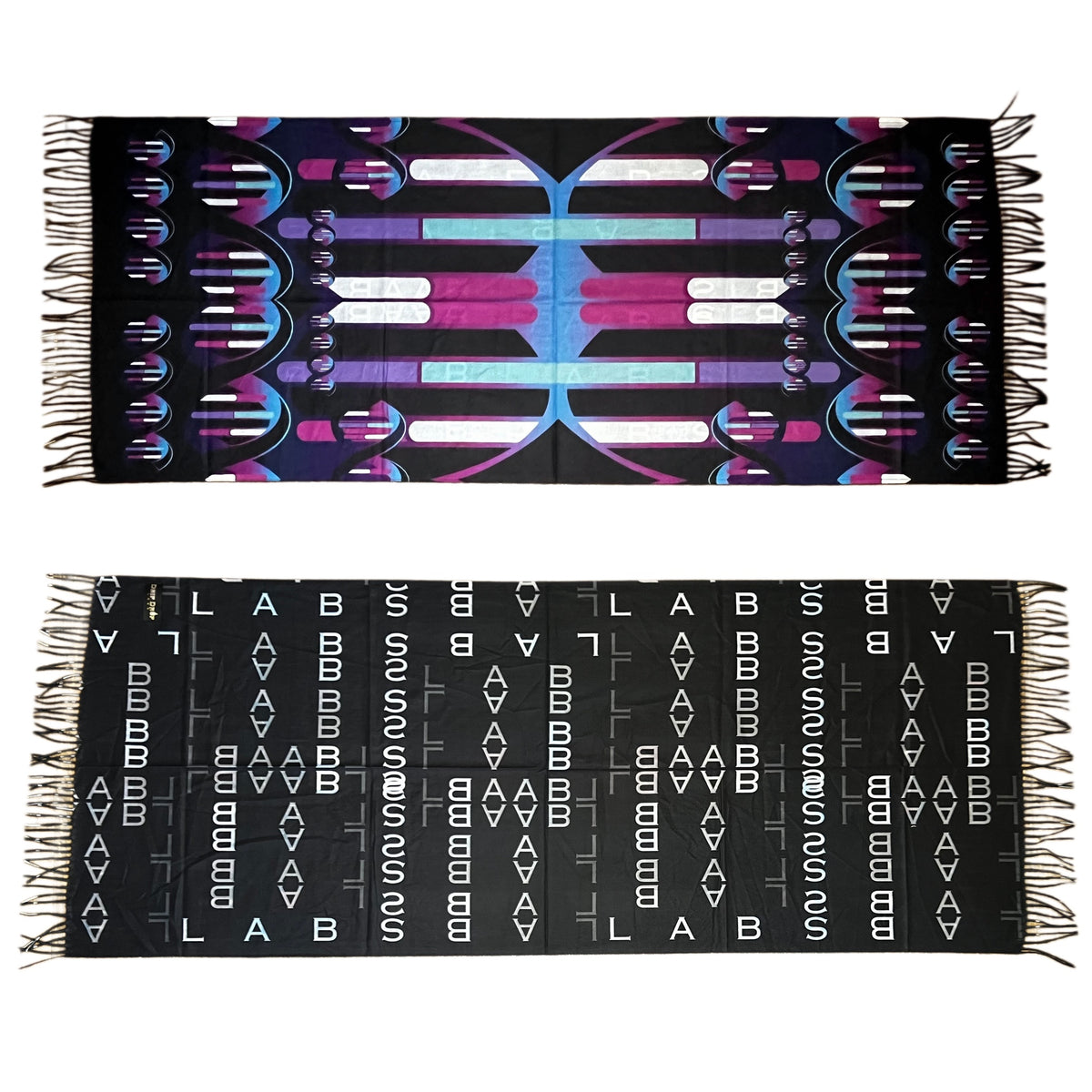 Soft, luxurious DNA Labs Pashmina scarf by Drip Drop Labs featuring elegant, lightweight fabric in a stylish design.