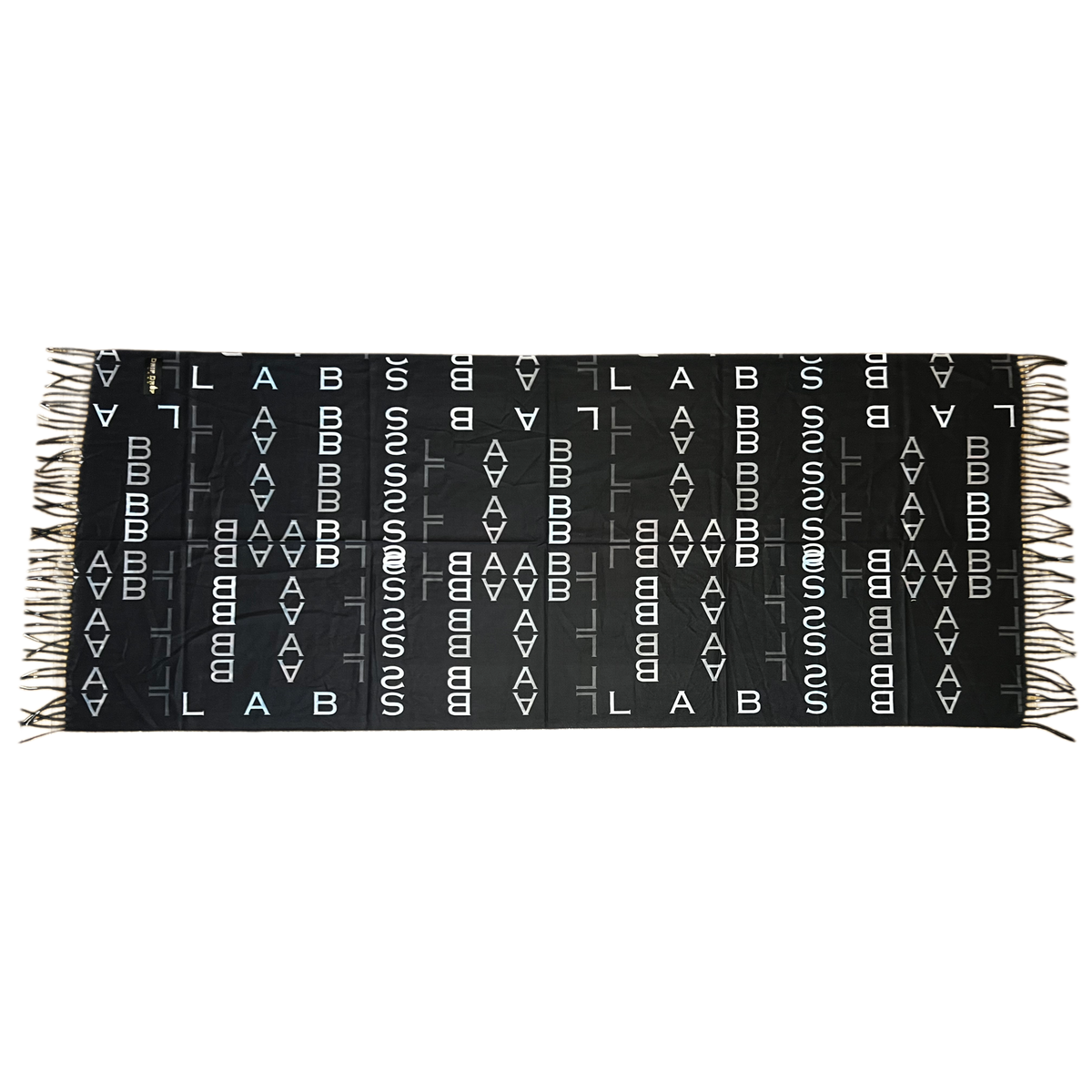 Drip Drop Labs DNA Labs Pashmina scarf featuring soft, luxurious fabric with intricate patterns in elegant neutral tones.