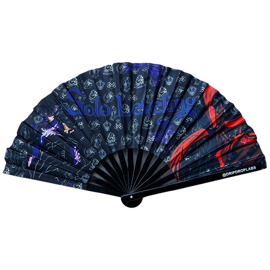 Drip Drop Labs Arise Glow Fan with illuminated blades, lightweight portable fan for cooling and personal comfort.