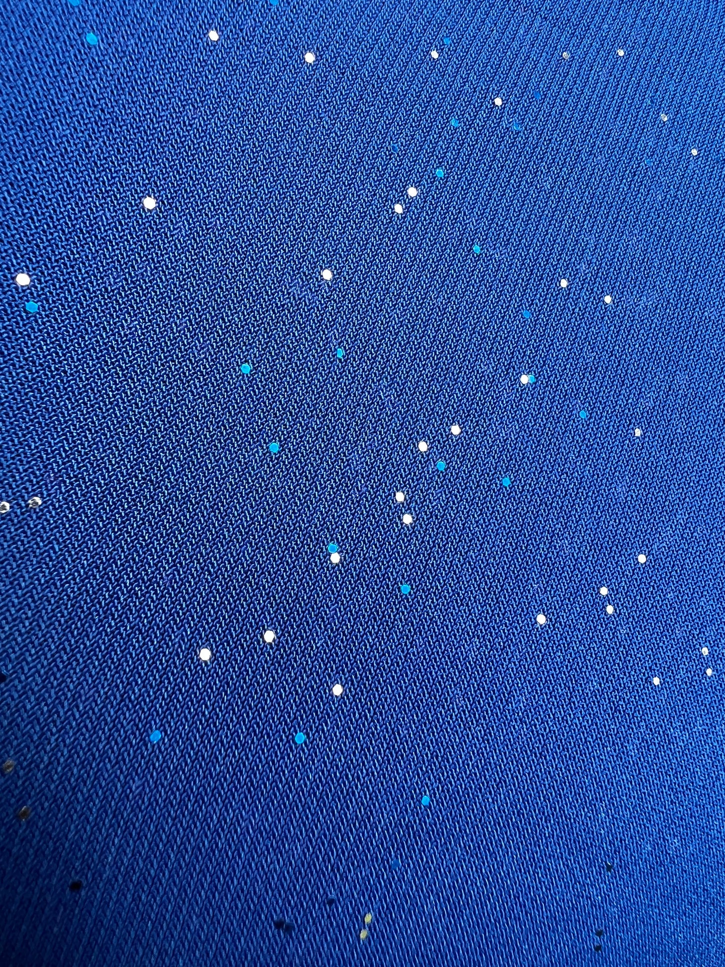 Blue Galactic Pashmina scarf by Drip Drop Labs with soft, luxurious fabric and cosmic-inspired design.