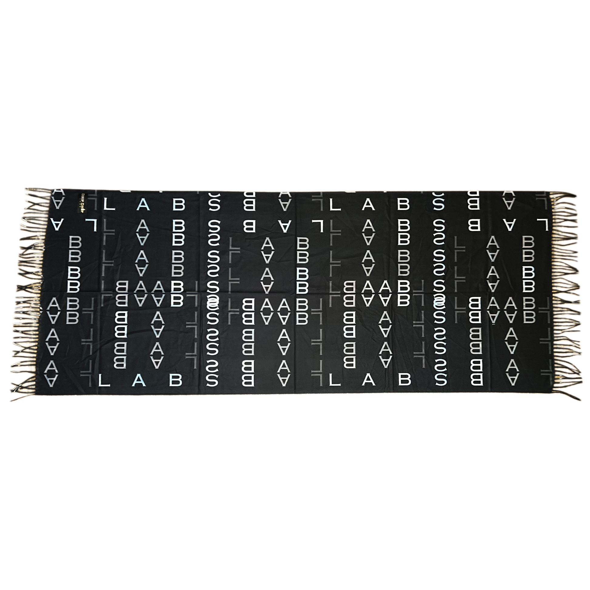 Drip Drop Labs DNA Labs Pashmina scarf featuring soft, luxurious fabric with intricate patterns in elegant neutral tones.