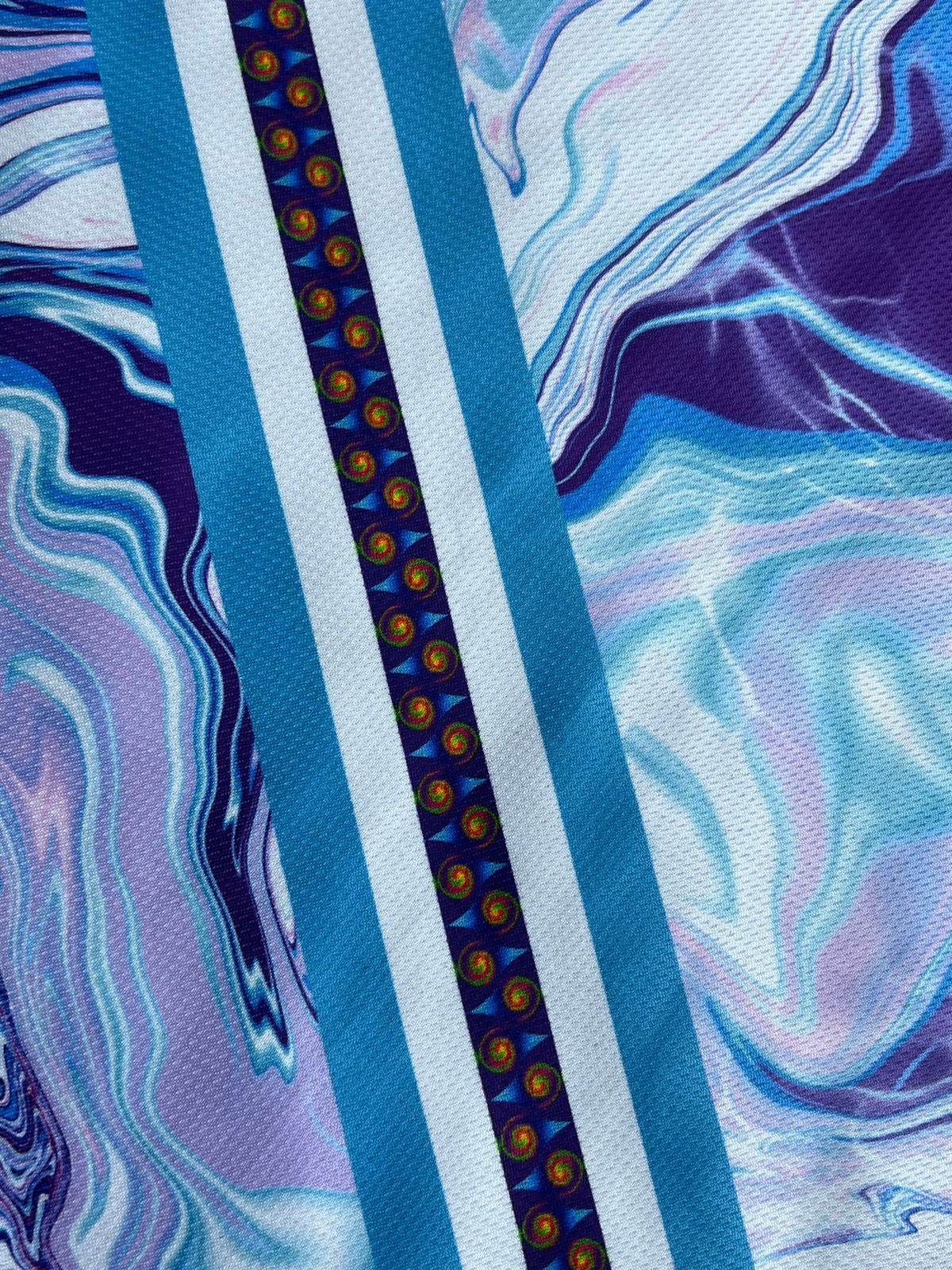Drip Drop Labs Chill Drip Hockey Jersey featuring vibrant colors and sporty design, made for active wear and casual style.
