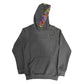 Drip Drop Labs embossed athletic hoodie featuring textured branding and a comfortable fit, shown in a front view.