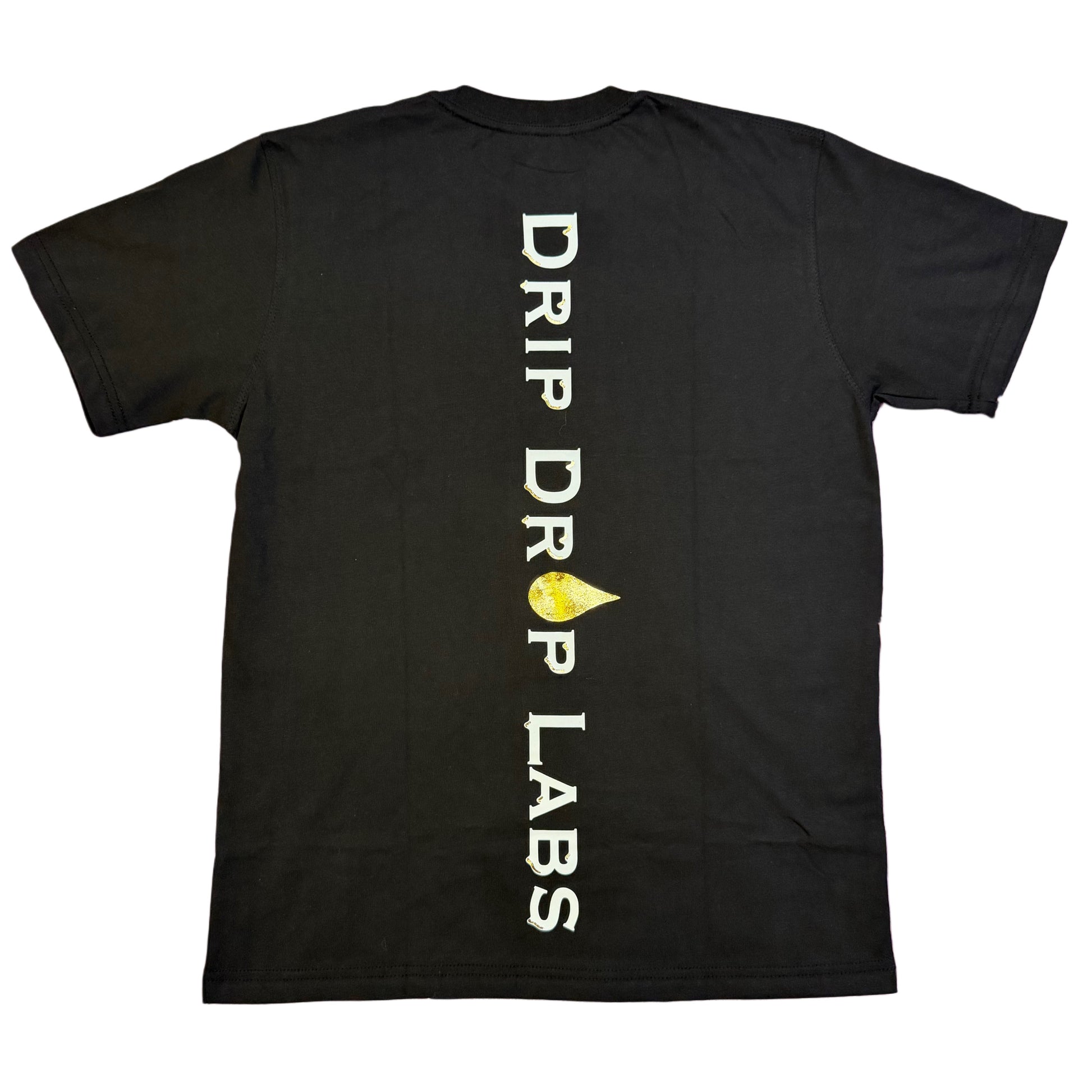 Golden Flow T-shirt by Drip Drop Labs featuring a stylish design, casual fit, and comfortable fabric.