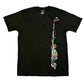 Drip Drop Labs Prism Flow Tee T-shirt featuring a colorful geometric design on the front, casual fit, and soft fabric.