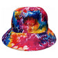 Reversible bucket hat by Drip Drop Labs with colorful patterns, designed for sun protection and casual style.