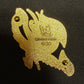 FairyTailz pins by Drip Drop Labs featuring colorful, whimsical fairy-themed designs on metal pins.