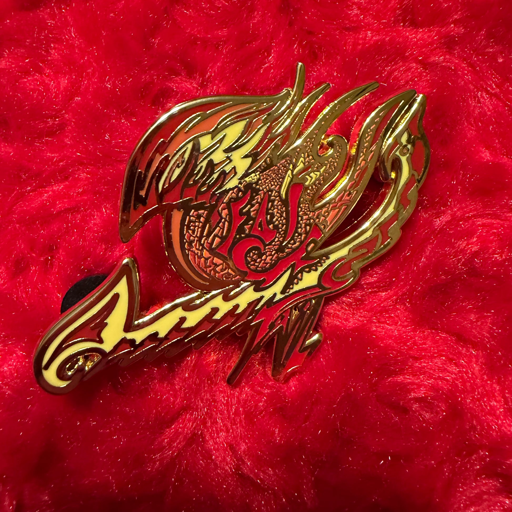 FairyTailz pins by Drip Drop Labs featuring colorful fairy and tail designs on metal pins for accessories or collectibles.