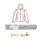 Holographic Dual Reflective Puffer Jacket - EDM Winter Coat - Drip Drop Labs
