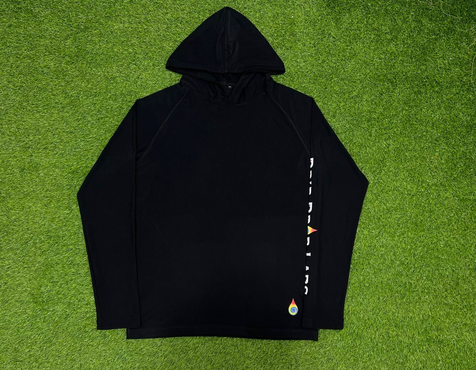 Athletic performance hoodie by Drip Drop Labs featuring a sleek design, comfortable fit, and breathable fabric for active wear.