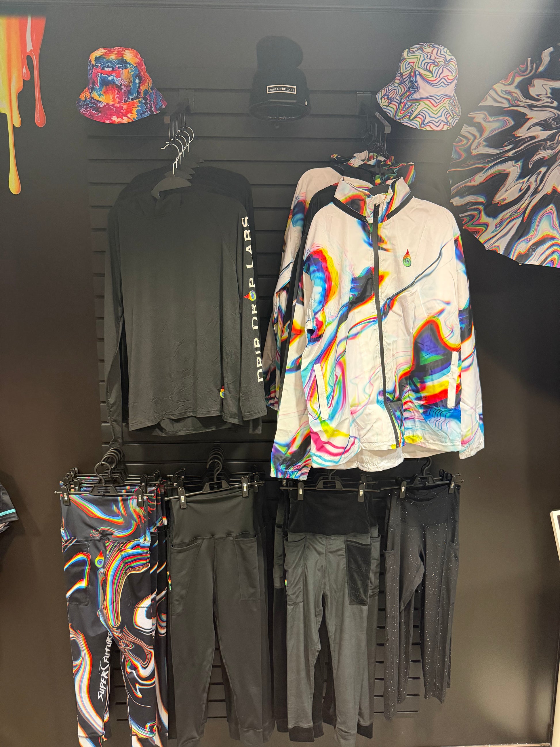 Drip Drop Labs Performance Hoodie, athletic hoodie with a sleek design and moisture-wicking fabric, perfect for active wear.