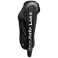 Black Drip Drop Labs Performance Hoodie, an athletic hoodie with a fitted design and breathable fabric for active wear.