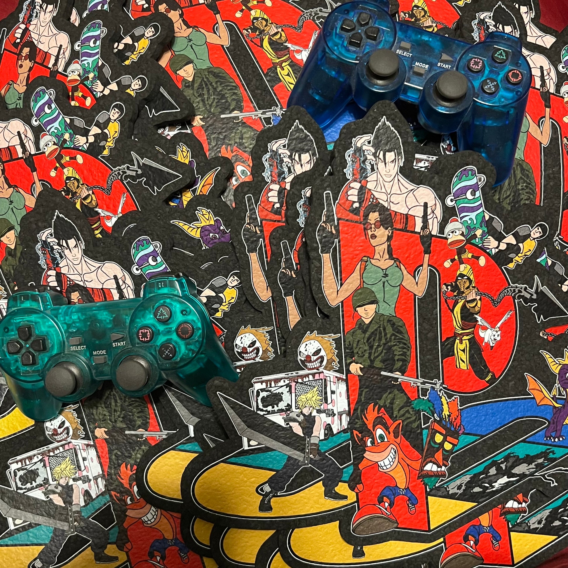 Drip Drop Labs PS Tribute Moodmat with vibrant design, soft texture, and ergonomic shape for comfort and style.