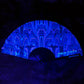 Purple Drip Glow Fan by Drip Drop Labs with LED lights and drip design, perfect for vibrant, illuminated cooling.
