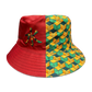 Reversible Slayer Flip bucket hat by Drip Drop Labs featuring bold design and wide brim for sun protection.