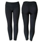 Black Galactic Leggings by Drip Drop Labs featuring cosmic star patterns and a comfortable stretch fit.