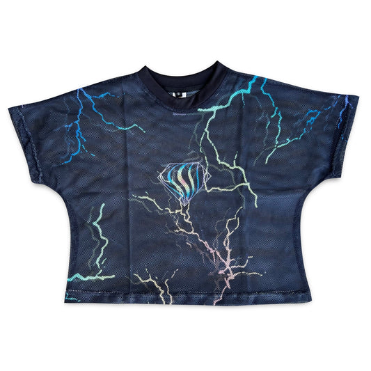 Super Future Crop Mesh Shirt - Drip Drop Labs
