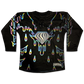 Super Future Holo Hockey Jersey by Drip Drop Labs featuring a shiny holographic design and bold team graphics.